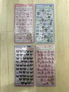 サンリオ　ボンボンドロップシールセット 4枚