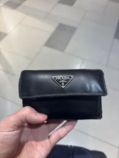 PRADA ブラック 三つ折り財布