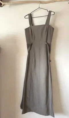 ラグナムーン　サイドプリーツビスチェワンピース　M