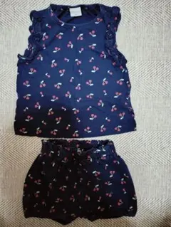 さくらんぼ柄 セットアップ 80 赤ちゃん本舗