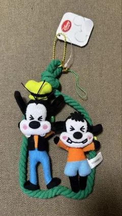 プラッシュキーチェーン　グーフィー＆マックス　ディズニーストア 希少 レア