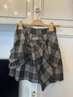 【美品】snidel チェックミニスカート