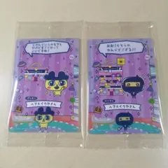 たまごっちのプチプチおみせっち カード&フレーム まめっち ござるっち セット