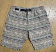 マルチカラー ボーダー ショートパンツ ハーフパンツ　ユニクロ