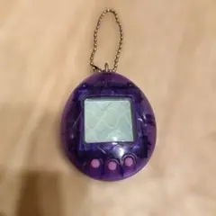 海で発見！ たまごっち スケルトンパープル　ジャンク