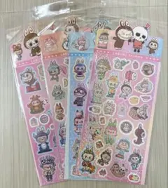 LABUBU ラブブ シール 4枚セット