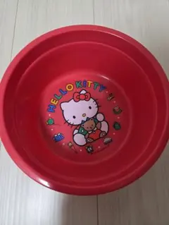 レトロ　ハローキティ　洗面器　1990年物