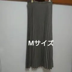「新品未使用タグ付き」ユニクロC プリーツロングスカート Мサイズ グリーン