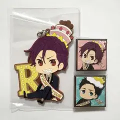 劇場版free! 松岡凛 birthday! ラバーストラップ／スクエア缶バッジ