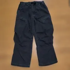 ビームスBEAMSフェードデニムカーゴパンツ Lブラック