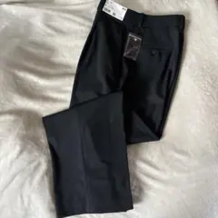 UNIQLO タックワイドパンツ XL ブラック レディース