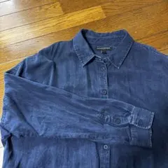 BANANA REPUBLIC ダークブルー デニムシャツ