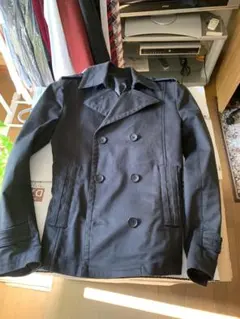 COMME CA DU MODE MEN 黒 ピーコート