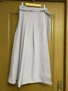 薄紫 フレアスカート ロペピクニック