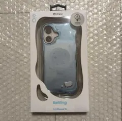 新品　iFace BeBling2 iPhone16 ブルー
