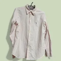Ralph Lauren ピンクストライプシャツ