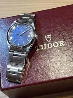 TUDOR 自動巻き時計 青文字盤 29d3bc99193cb0b837fb8cc53f050a