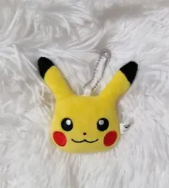 ポケモン ポケットモンスター ボールチェーン付きフェイスぬいぐるみ ピカチュウ