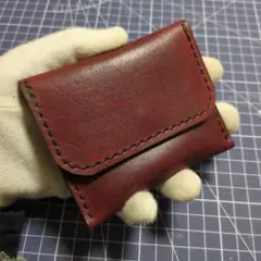 アンティーク調コインケース本革