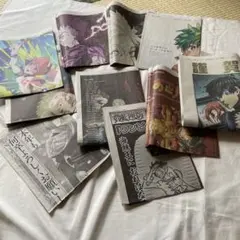 新聞広告　12種　アニメヒーローキャラクター