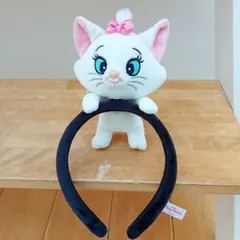 ディズニー マリー ぬいぐるみ付きカチューシャ