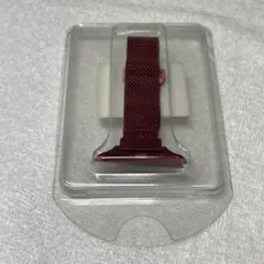 ★アップルウォッチ バンド 42/44/45/49㎜ マグネット ステンレス 赤