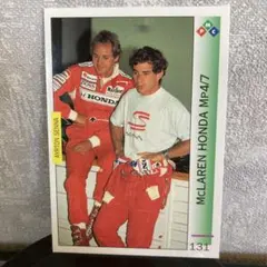 F1 マクラーレンMP4/7アイルトンセナ　トレーディングカードのサムネイル