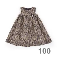 【新品タグ付】TartineetChocolat リバティ　ワンピース100