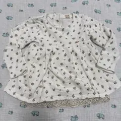 petit main 花柄 長袖カットソー 120