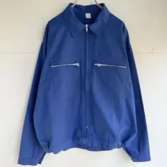フレンチ ワークジャケット カバーオール メカニックジャケット ユーロ 古着