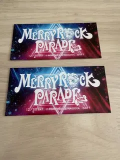 【新品】MERRY ROCK PARADE 2025 ステッカー 2枚セット