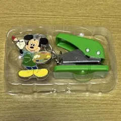 ミッキーマウス キーホルダー型パンチ グリーンのサムネイル