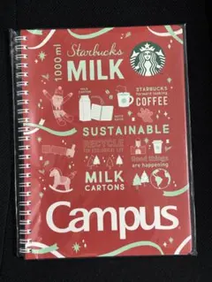 Starbucks Campus ノート レッド 2022のサムネイル