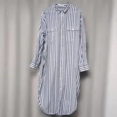 AMERICAN RAG CIE ストライプシャツワンピースのサムネイル