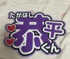 なにわ男子　高橋恭平　うちわ文字