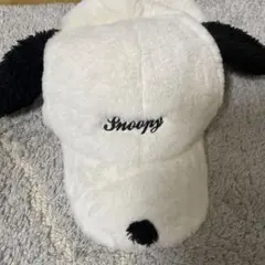 スヌーピー 犬耳付きキャップ