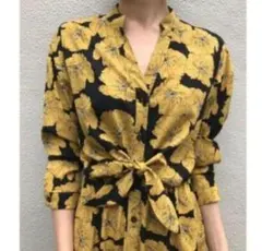 【美品】アメリ VINAGE TIE SHIRT DRESS ワンピース ドレス