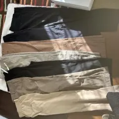 チノパンセット（黒・ベージュ・茶色・ネイビー）7点