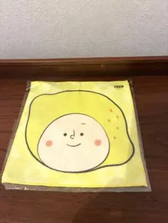 RCCテレビ「イマナマ」キャラクター　レモルド・レモンチ　タオルハンカチ