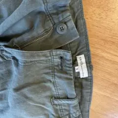 ストレートカーゴパンツ　オリーブグリーン