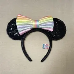 ディズニー40周年カチューシャ未使用 オーロラ スパンコール