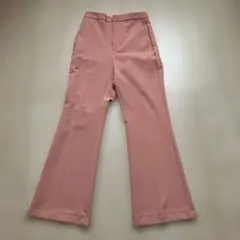 GU フレアパンツ ピンク