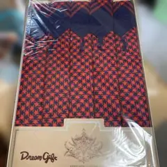昭和レトロポップ　座布団カバー 赤と紺 レッド　ネイビー
