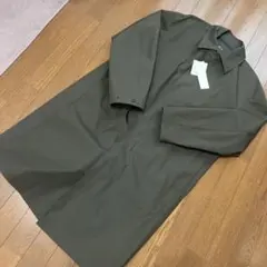 UNIQLO C ブロックテック ステンカラーコート OLIVE Mのサムネイル