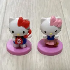 ハローキティ チョコエッグ　ダイヤル電話 指ハート