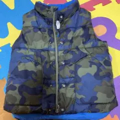 GAP 迷彩柄 中綿ベスト 5歳用
