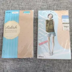 ATSUGI Relish ベージュ ストッキング M-L