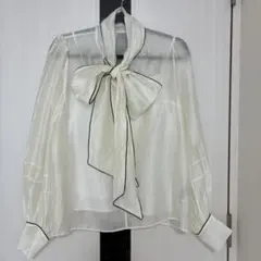 FRAY I.D パイピングシアーブラウス　キャミソール付のサムネイル