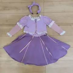 ナツミハンドメイド ラプンツェル風プリンセス可愛いワンピース