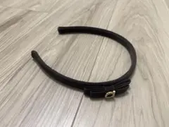 フェラガモ　カチューシャ　茶色